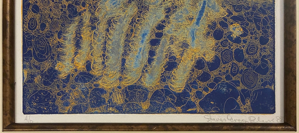 Contemporary Abstract Painting Signed — detail 4