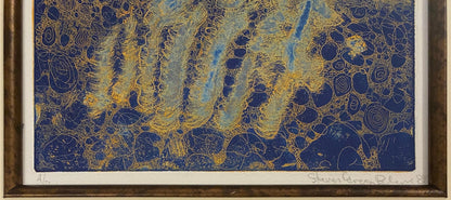 Contemporary Abstract Painting Signed — detail 4
