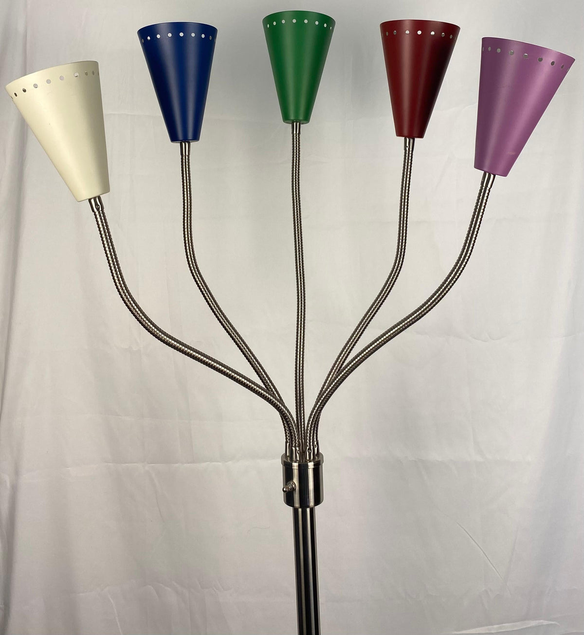 Italian Stilnovo Style Mid Century 5 Arm Floor Lamp — detail 7