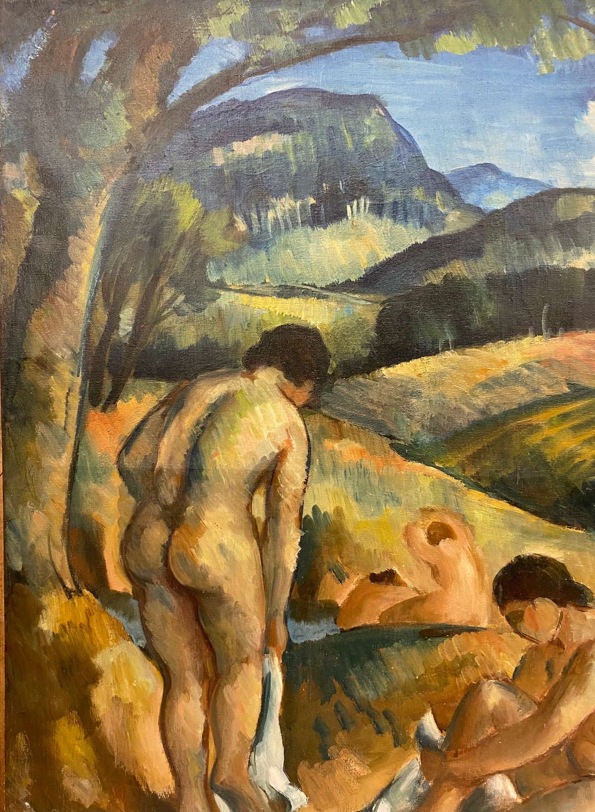 The Bathers Painting in the Manner of Paul Cezanne — detail 6
