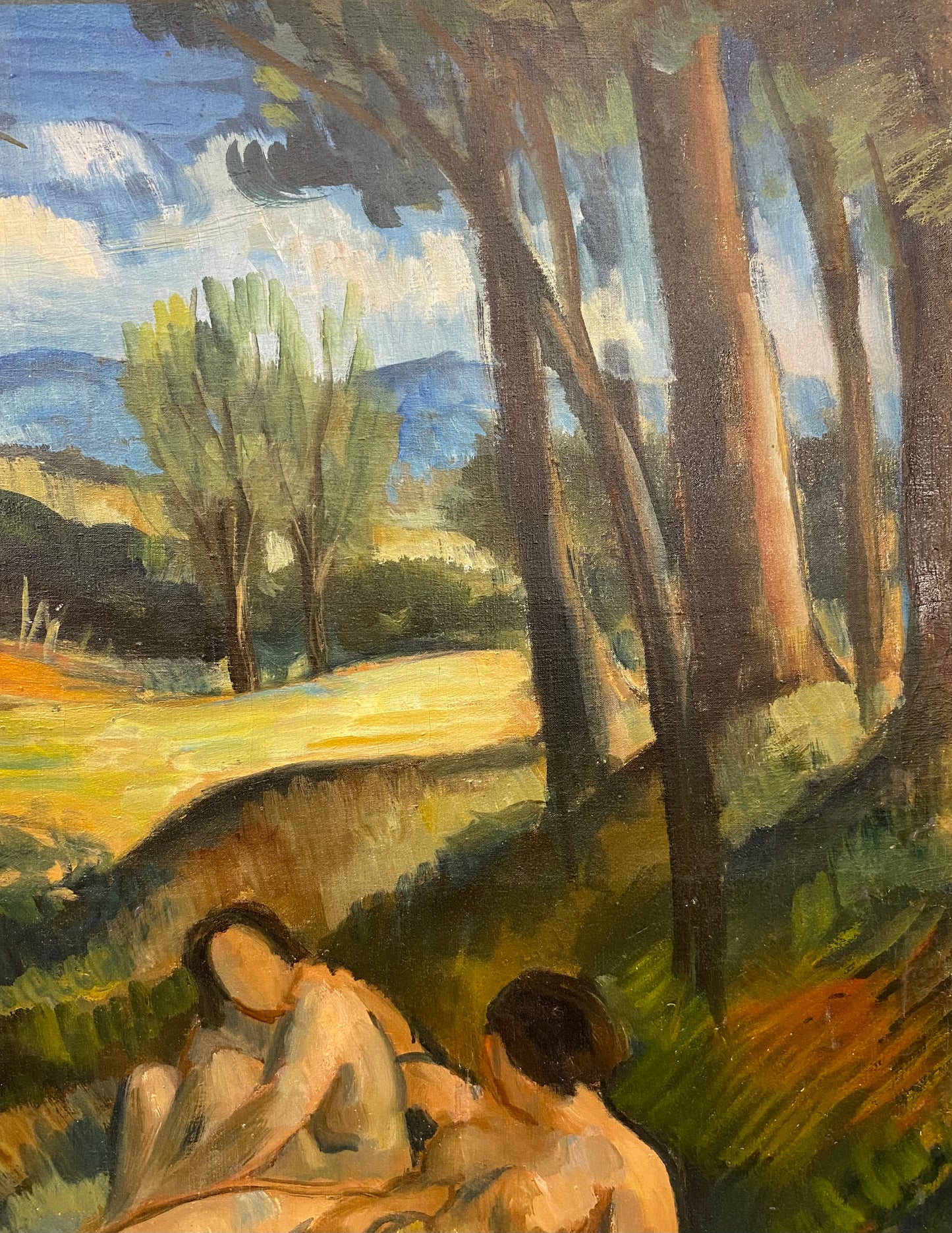 The Bathers Painting in the Manner of Paul Cezanne — detail 7