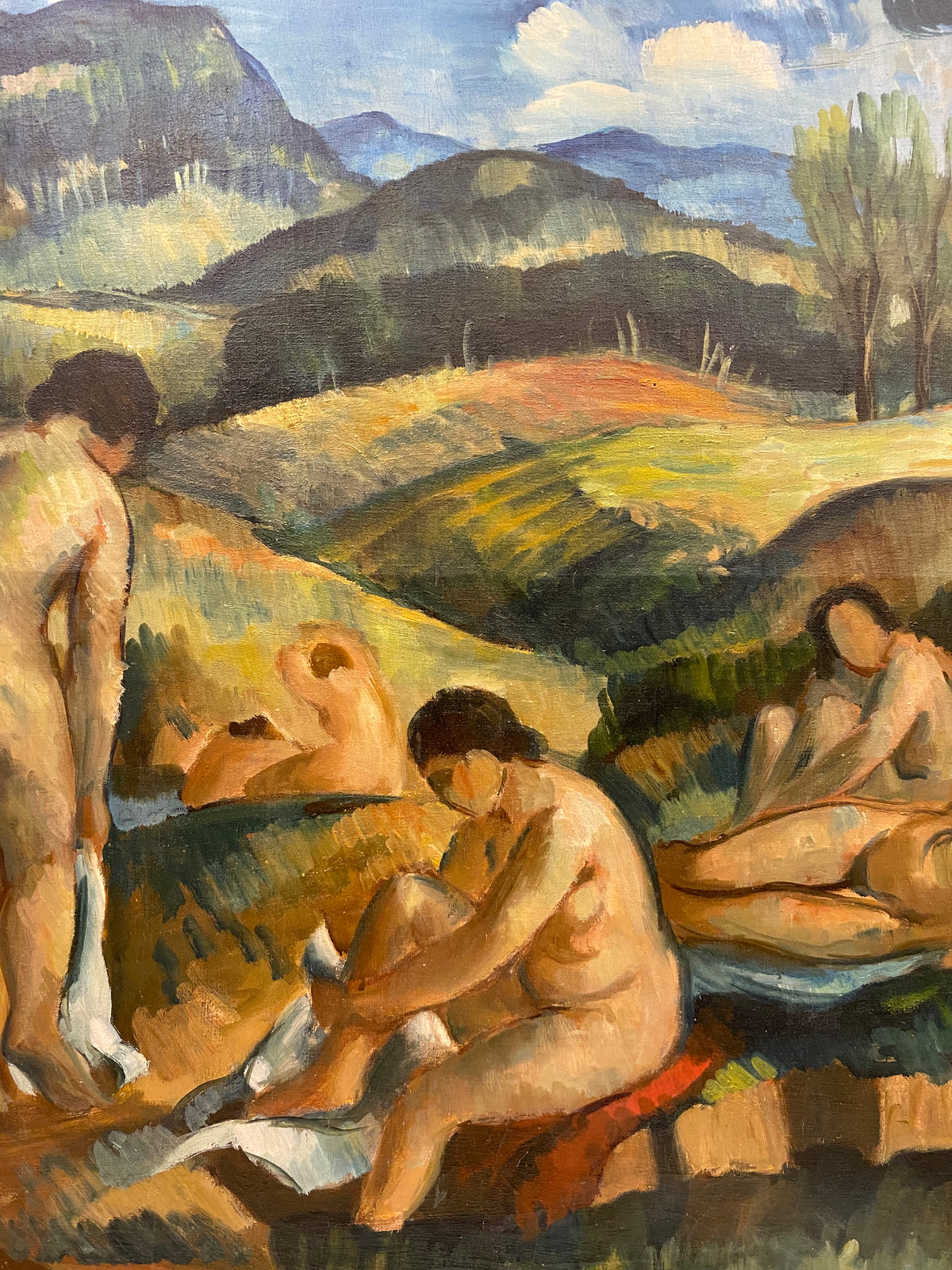 The Bathers Painting in the Manner of Paul Cezanne — detail 9