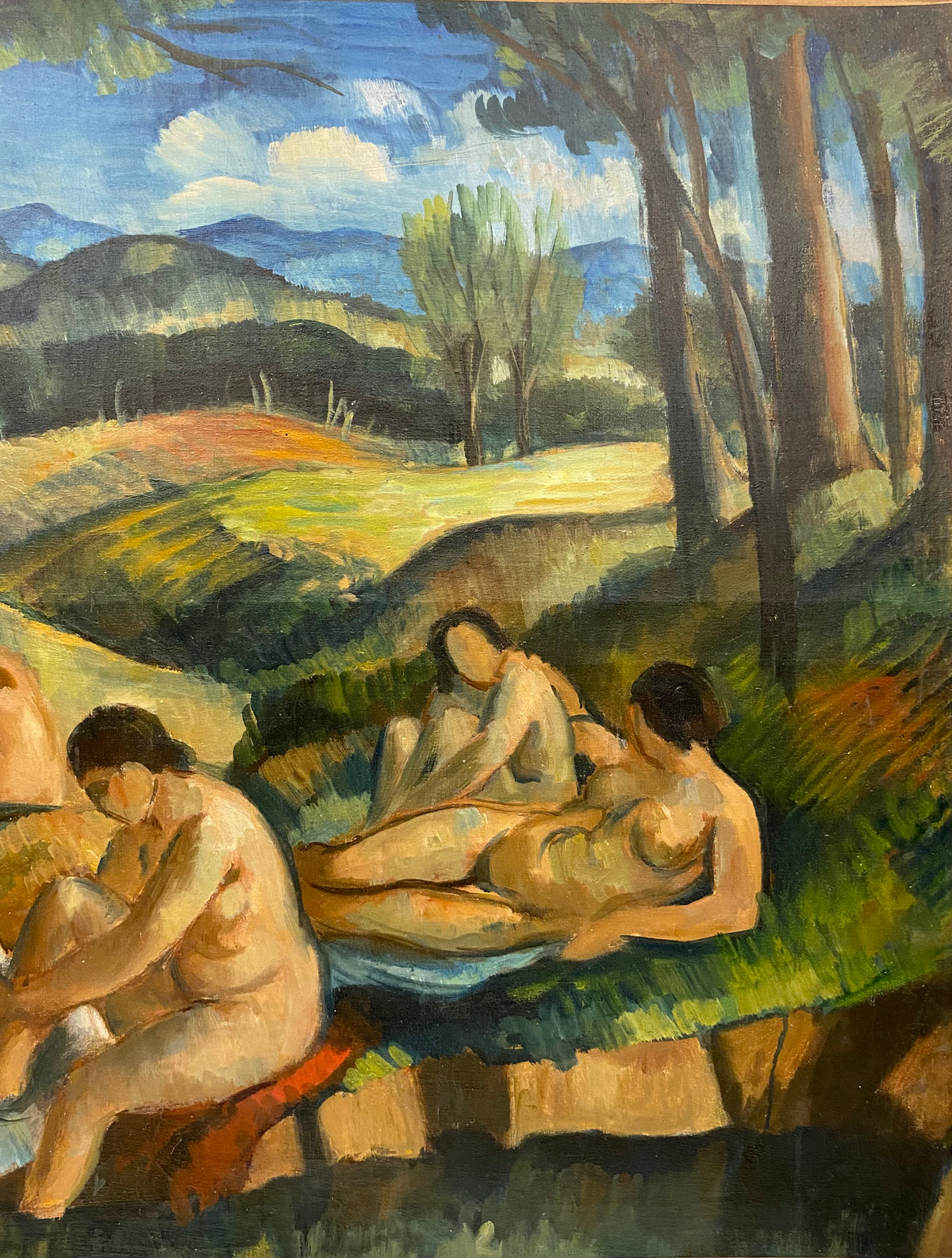 The Bathers Painting in the Manner of Paul Cezanne — detail 10