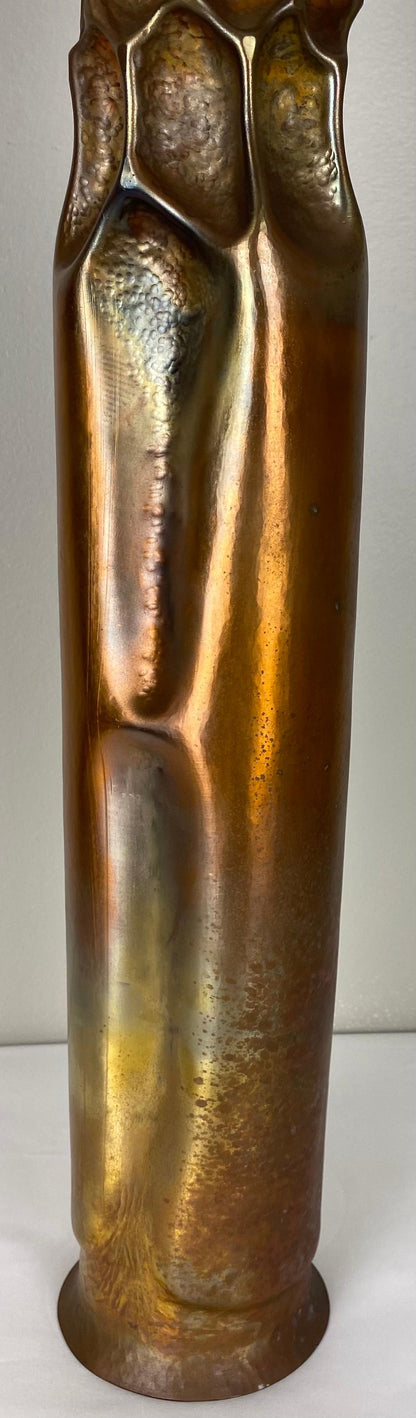 Thomas Roy Markusen Pair of Large Modernist Candleholders — detail 8
