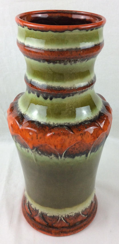 Midcentury Ceramic Vase West Germany Uebelacker Keramik Studio Pottery — detail 5