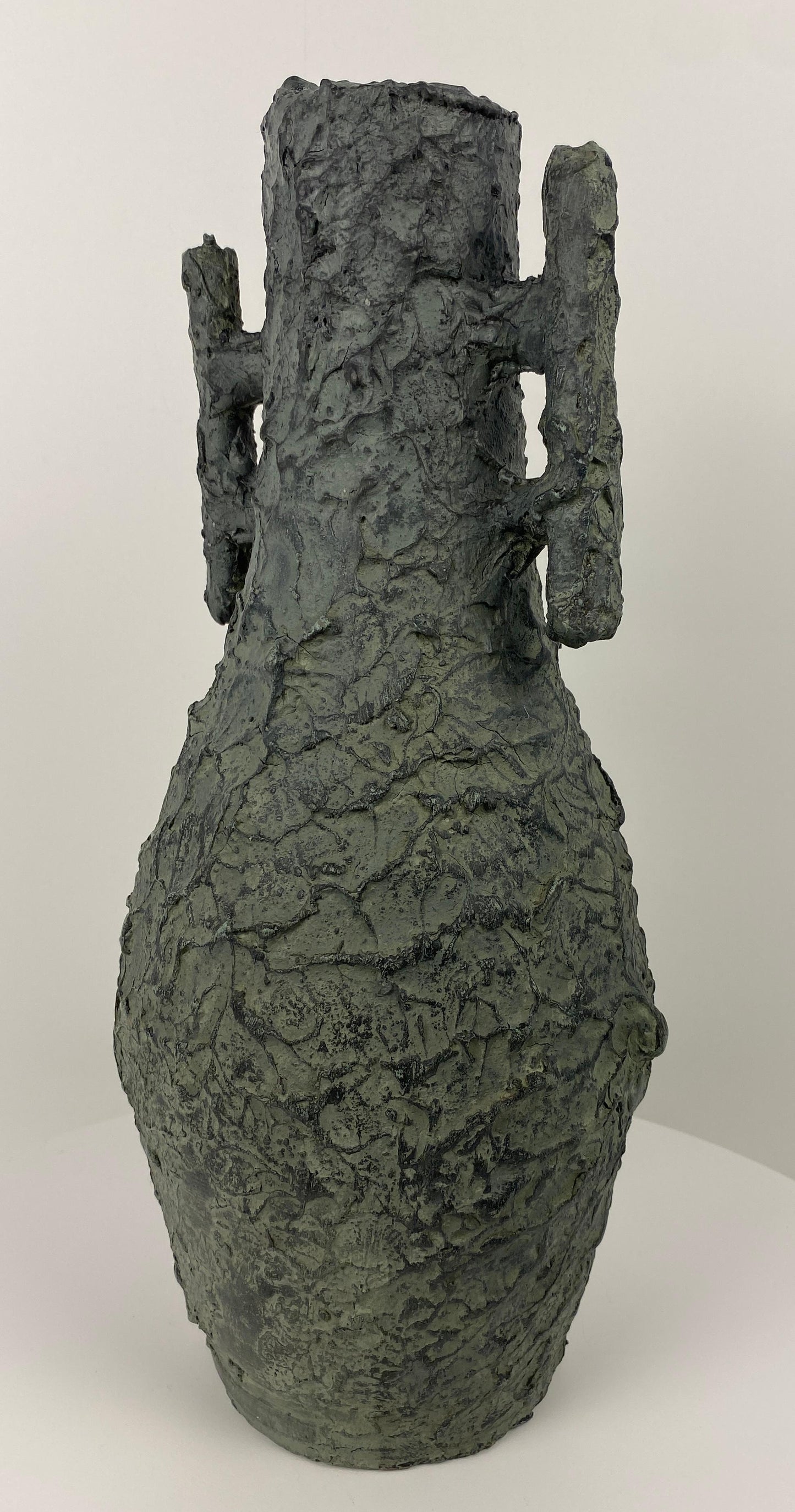 Vallauris Glazed Ceramic Vase — detail 3