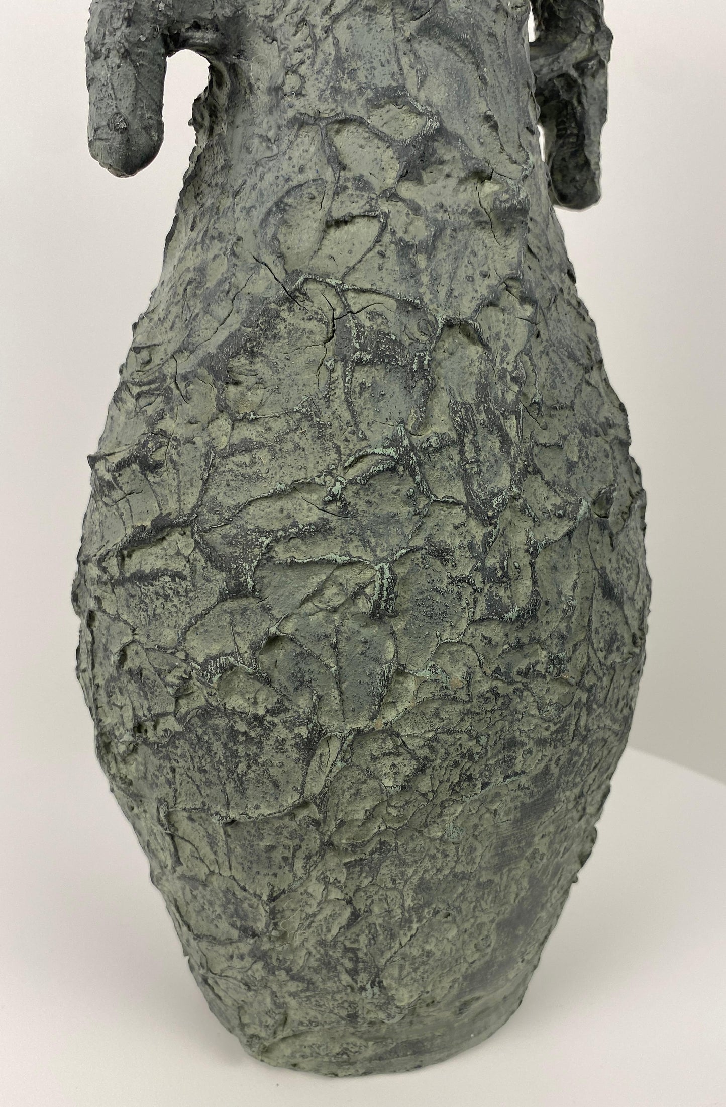 Vallauris Glazed Ceramic Vase — detail 7