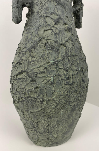 Vallauris Glazed Ceramic Vase — detail 7