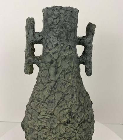 Vallauris Glazed Ceramic Vase — detail 10