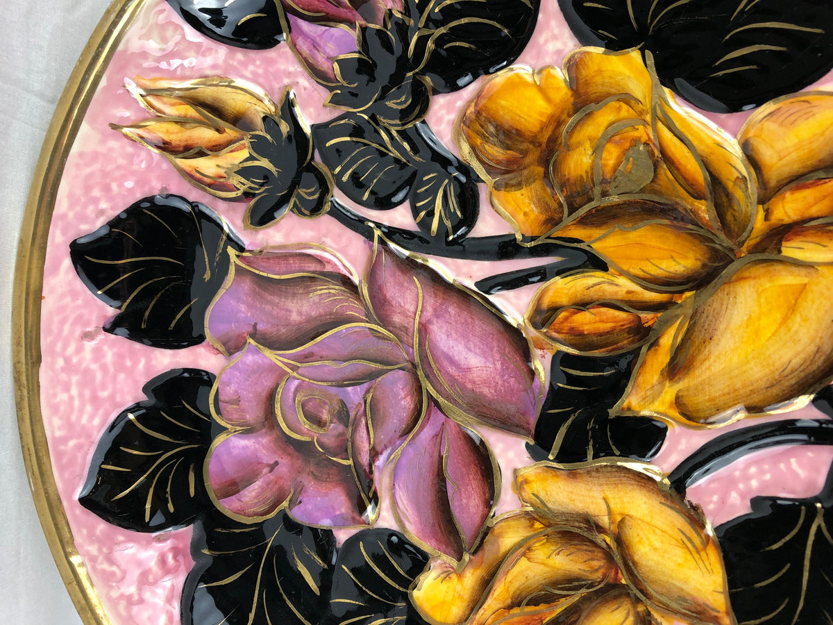 Majolica Platter from Vallauris — detail 3