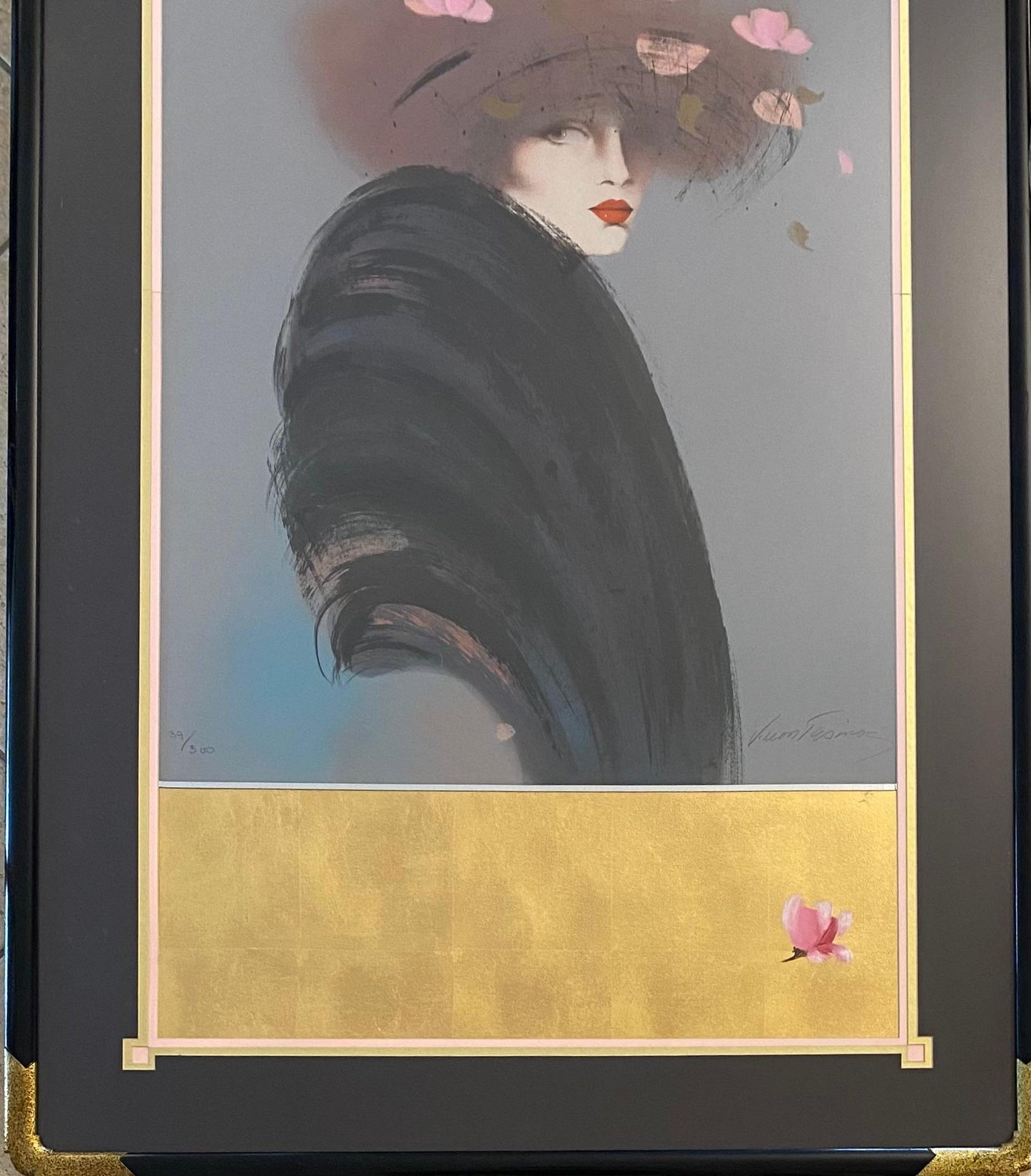 Vicky Montesinos Art Deco Style Color Serigraph Limited Edition Signed — detail 5