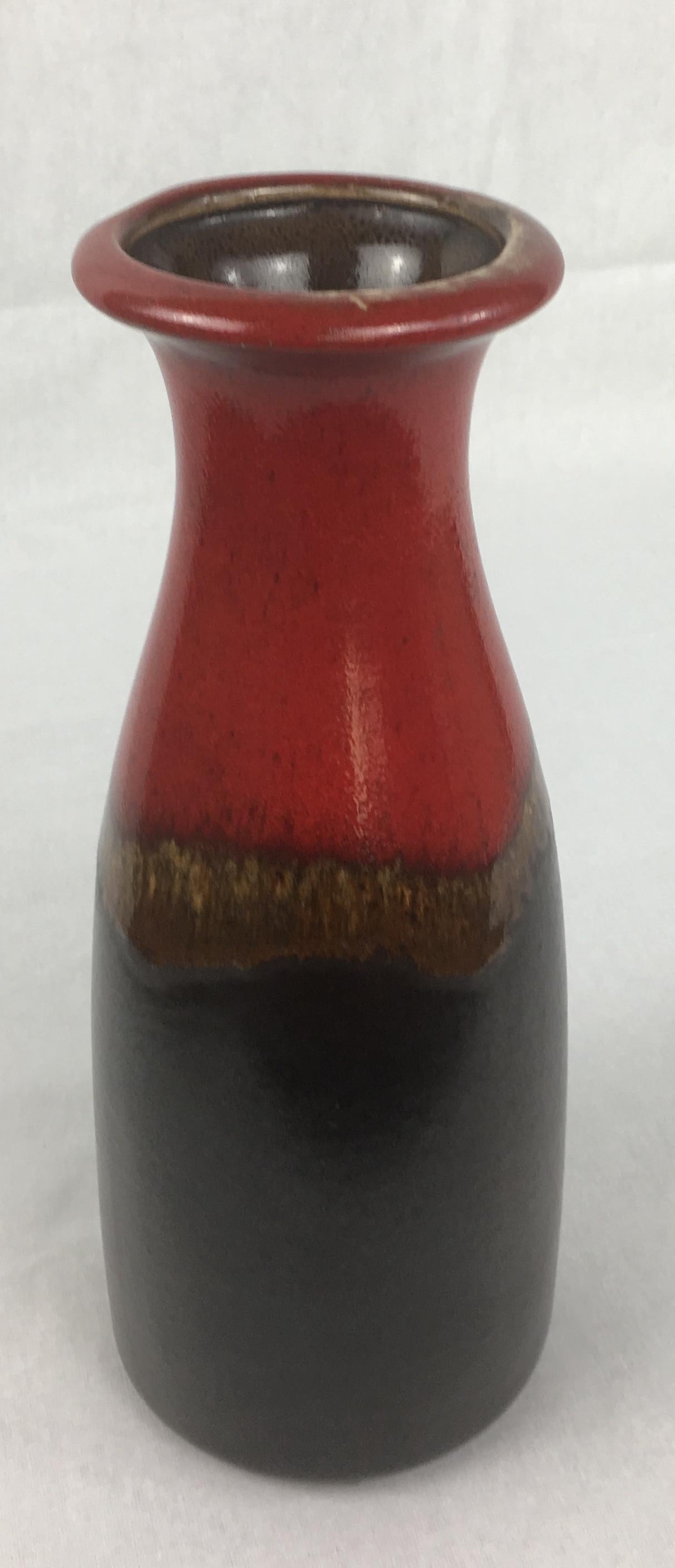 Midcentury Scheurich Keramik Fat Lava Style Designed Vase — detail 5