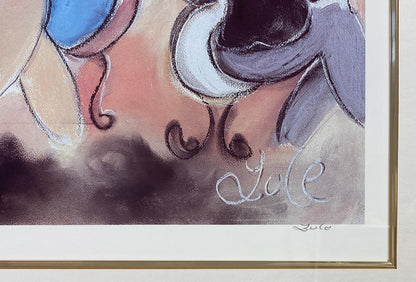 Zule Moskowitz Limited Edition Lithograph Titled "El Patio del Tiempo" — detail 4