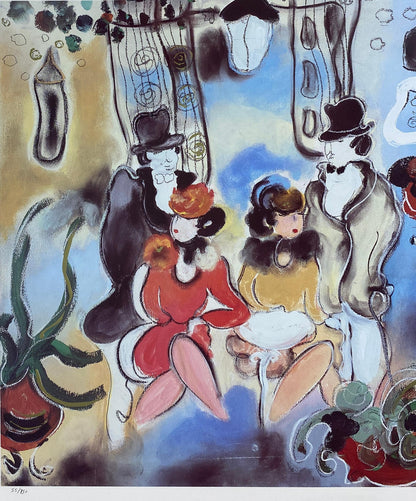 Zule Moskowitz Limited Edition Lithograph Titled "El Patio del Tiempo" — detail 5