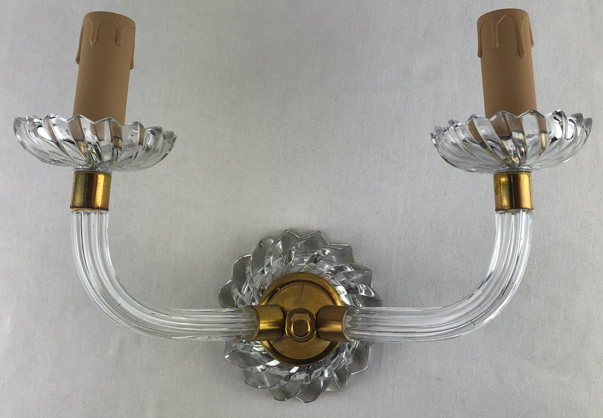 Pair of French Art Deco Sconces style Jules Leleu, circa 1930-40 — detail 6