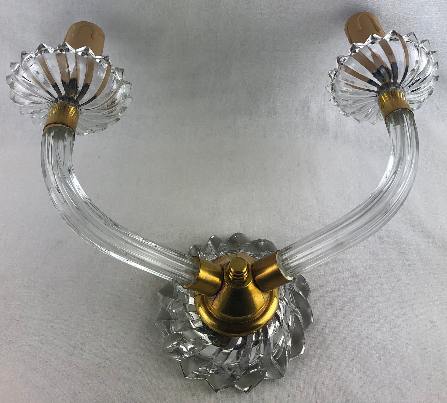 Pair of French Art Deco Sconces style Jules Leleu, circa 1930-40 — detail 3