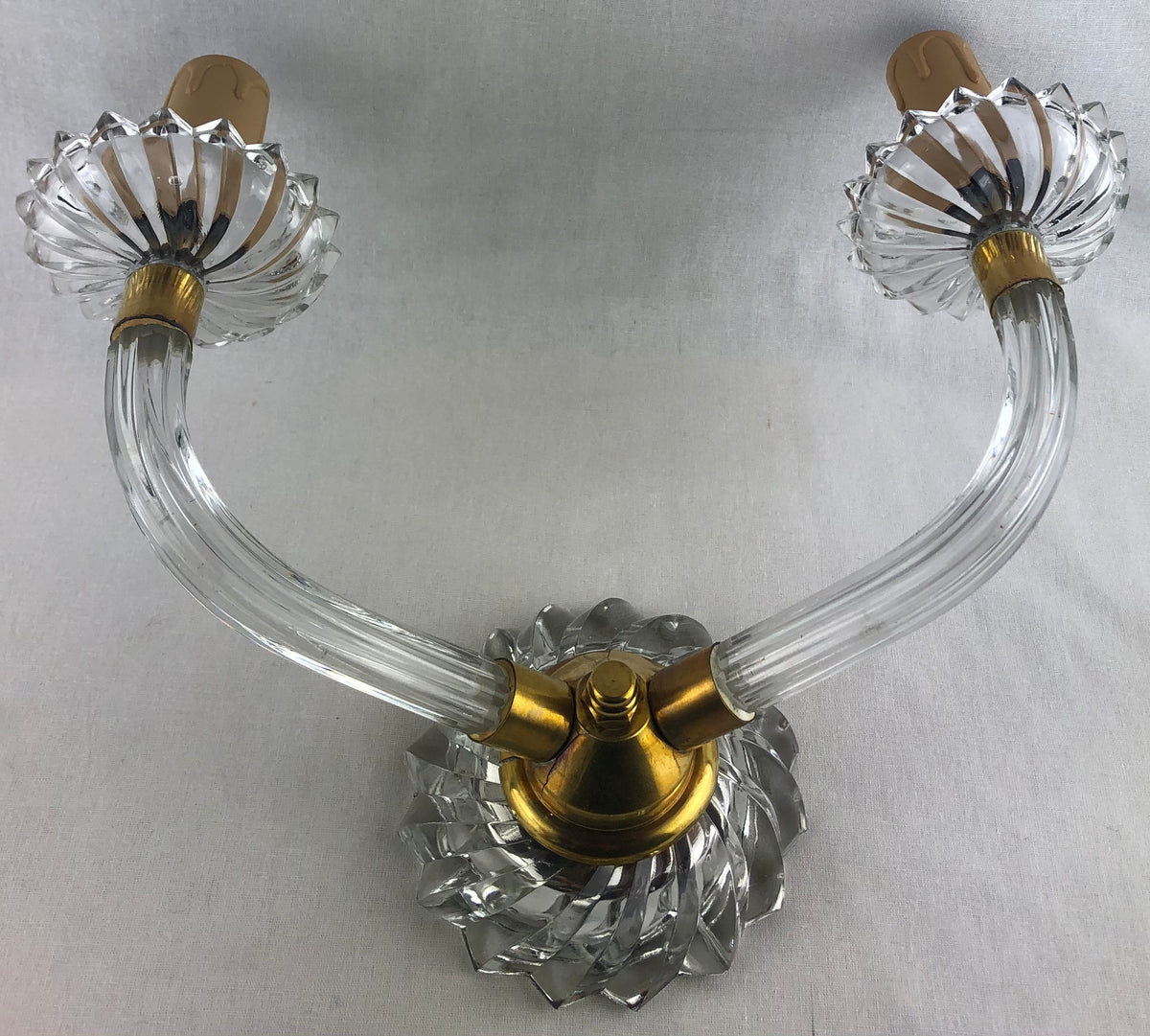 Pair of French Art Deco Sconces style Jules Leleu, circa 1930-40 — detail 3