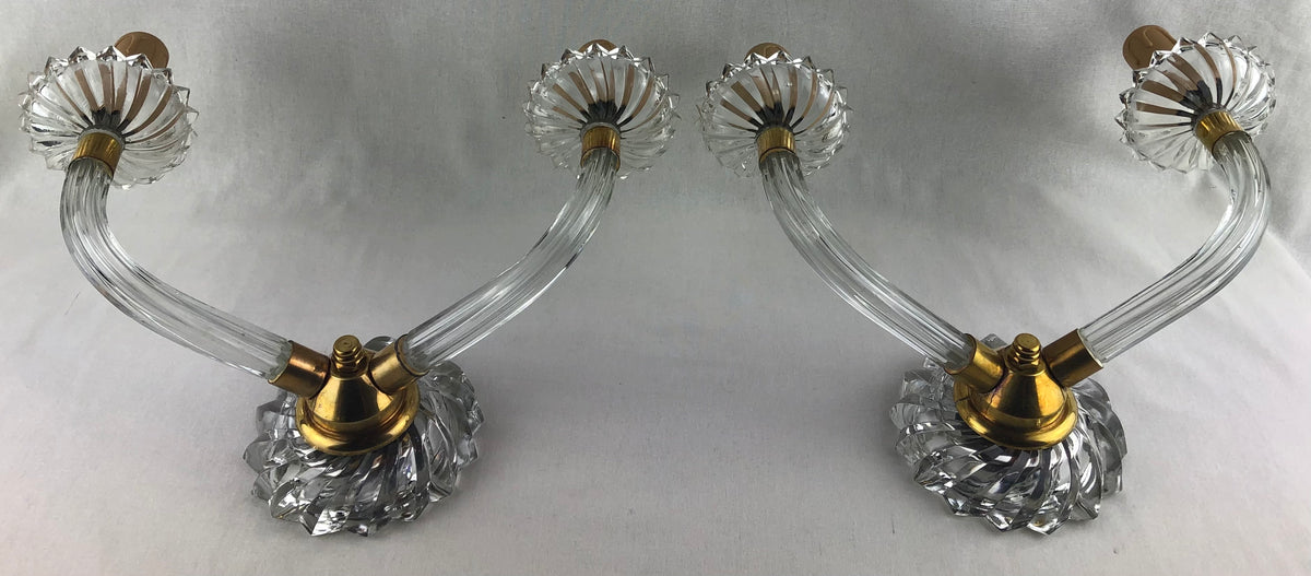 Pair of French Art Deco Sconces style Jules Leleu, circa 1930-40 — detail 2