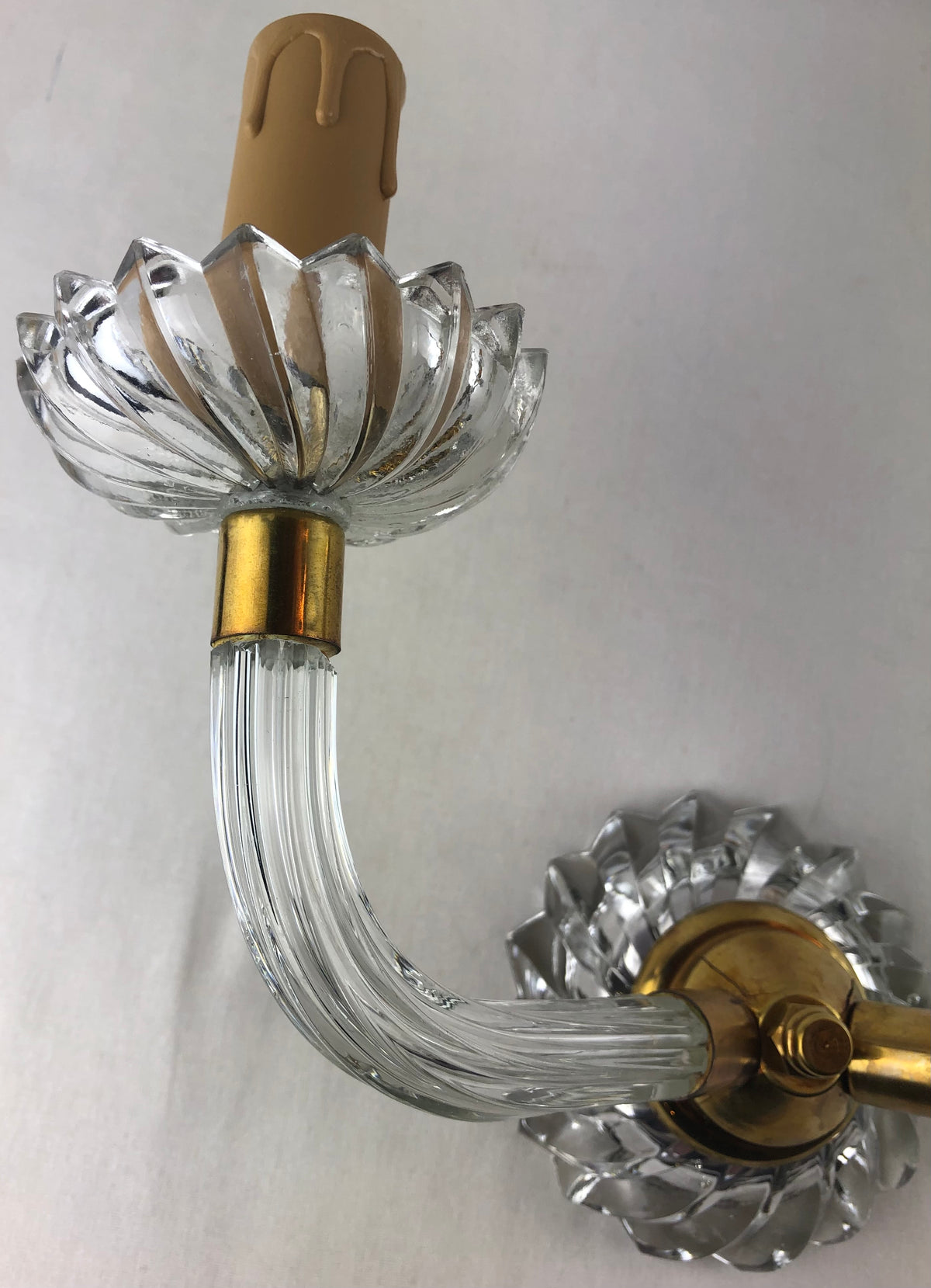 Pair of French Art Deco Sconces style Jules Leleu, circa 1930-40 — detail 4
