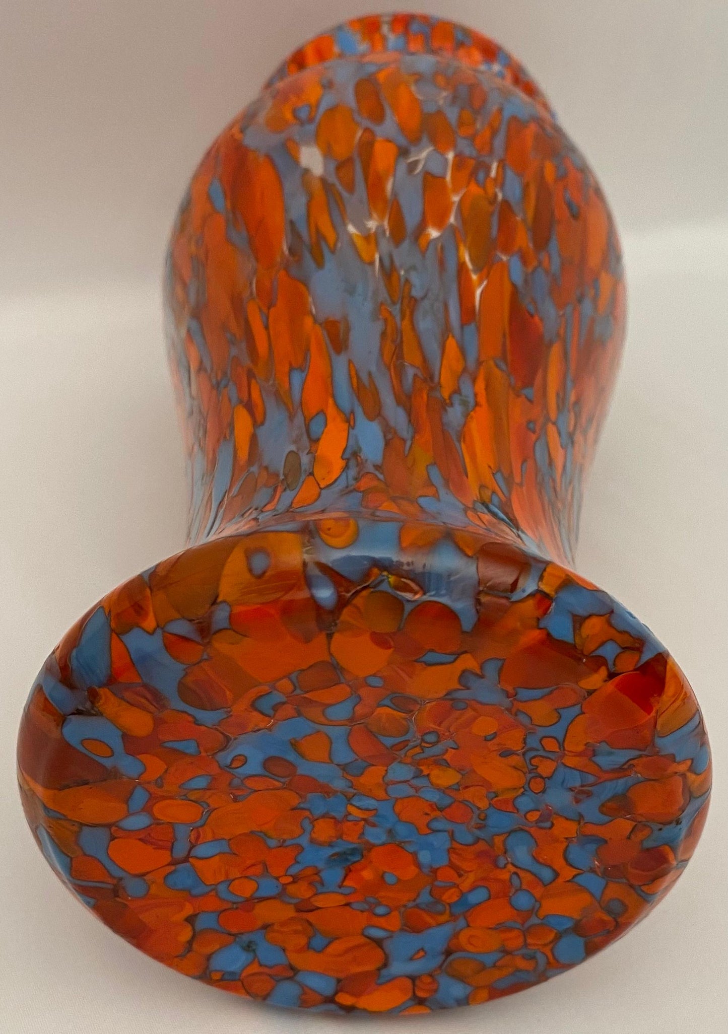 Art Deco Multi-colored Art Glass Vase — detail 3
