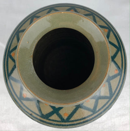 French Art Deco Ceramic Vase or Small Planter — detail 4