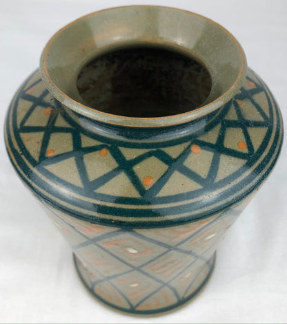 French Art Deco Ceramic Vase or Small Planter — detail 6