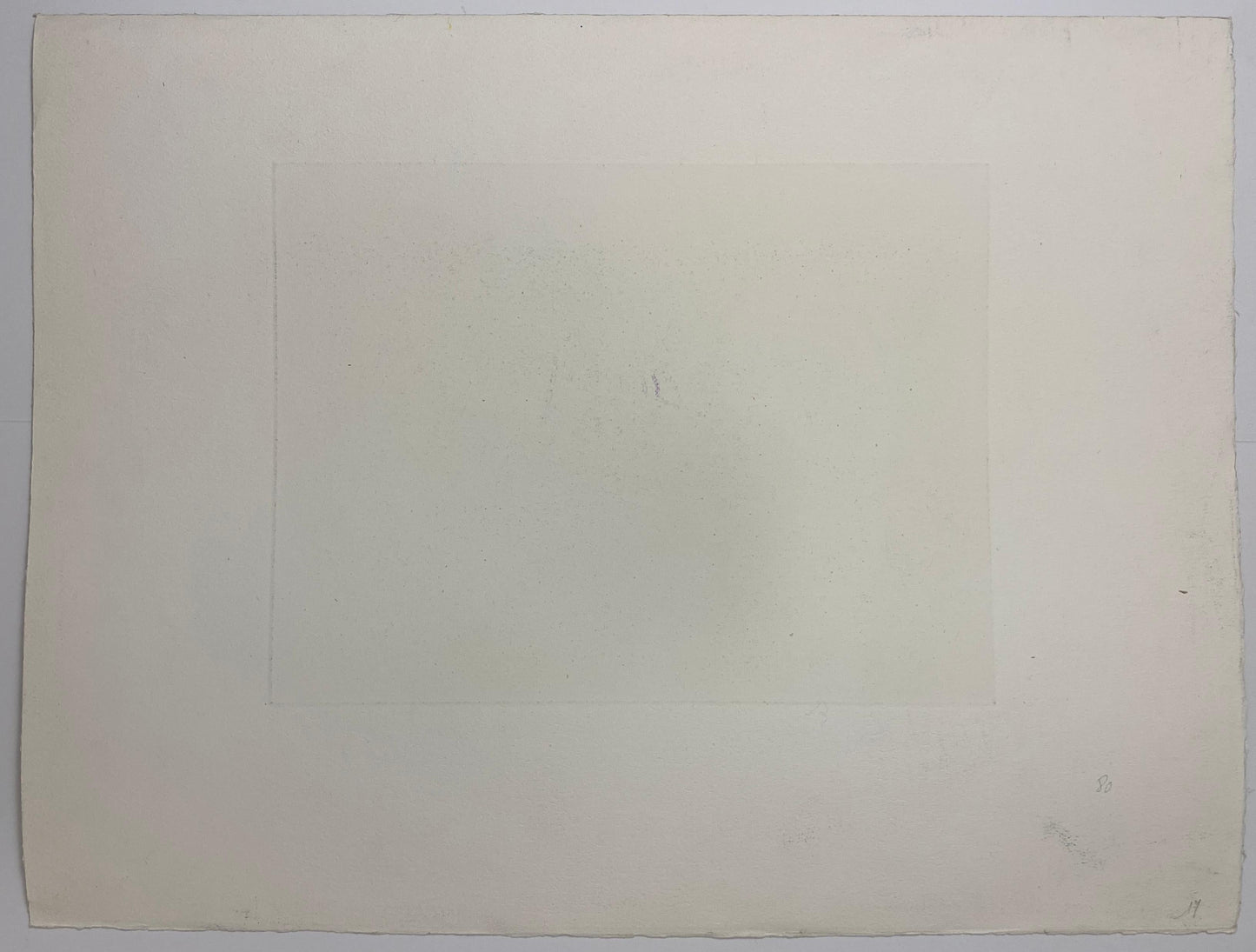 Original Limited Edition Lithograph signed Margerie, Black and White Modern Art — detail 2