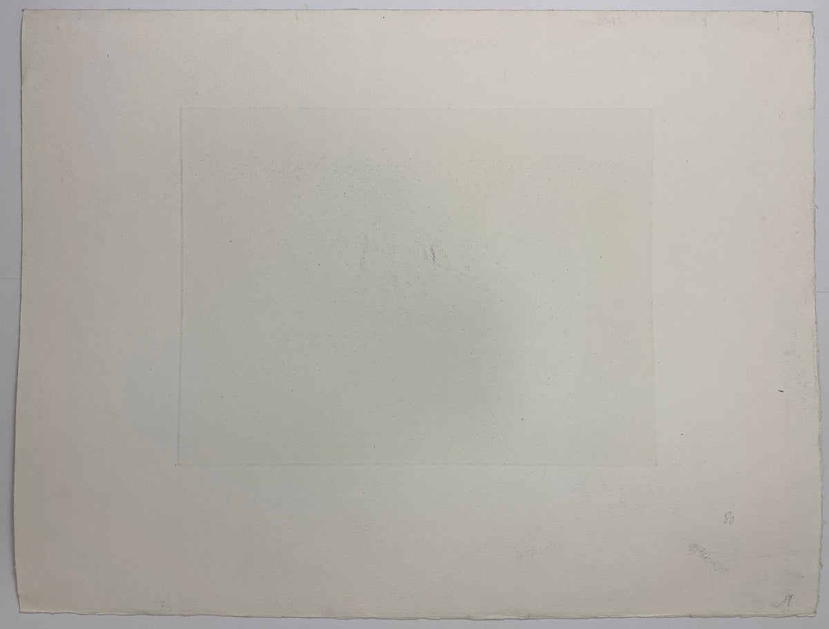 Original Limited Edition Lithograph signed Margerie, Black and White Modern Art — detail 2