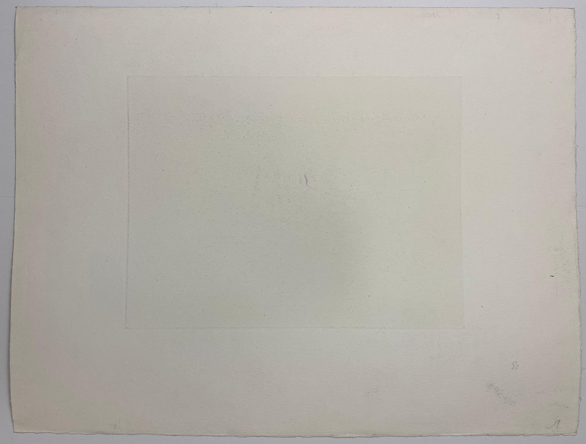 Original Limited Edition Lithograph signed Margerie, Black and White Modern Art — detail 2