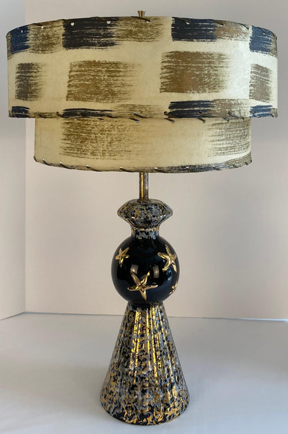 Mid Century Modern Ceramic Lamp — detail 6