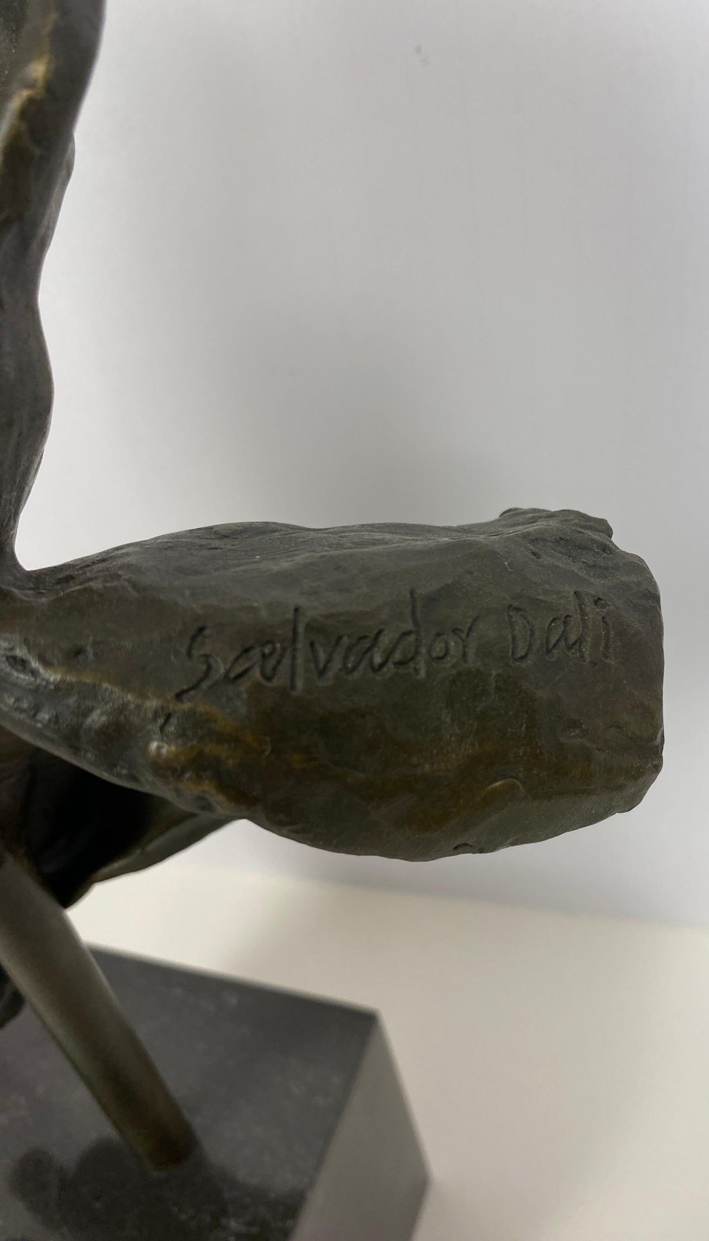 Bronze Figurative Sculpture After Salvador Dali — detail 4