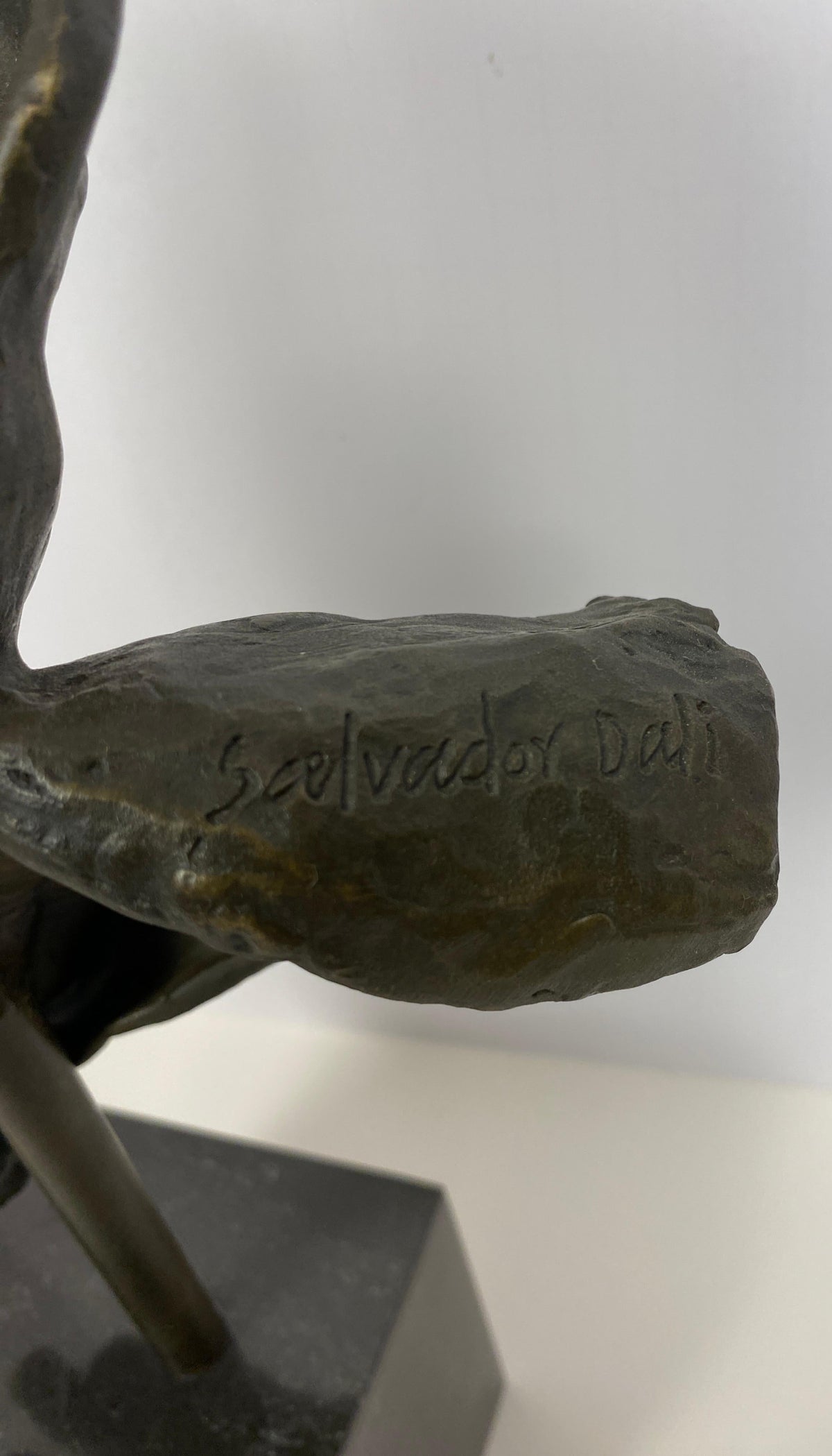 Bronze Figurative Sculpture After Salvador Dali — detail 4