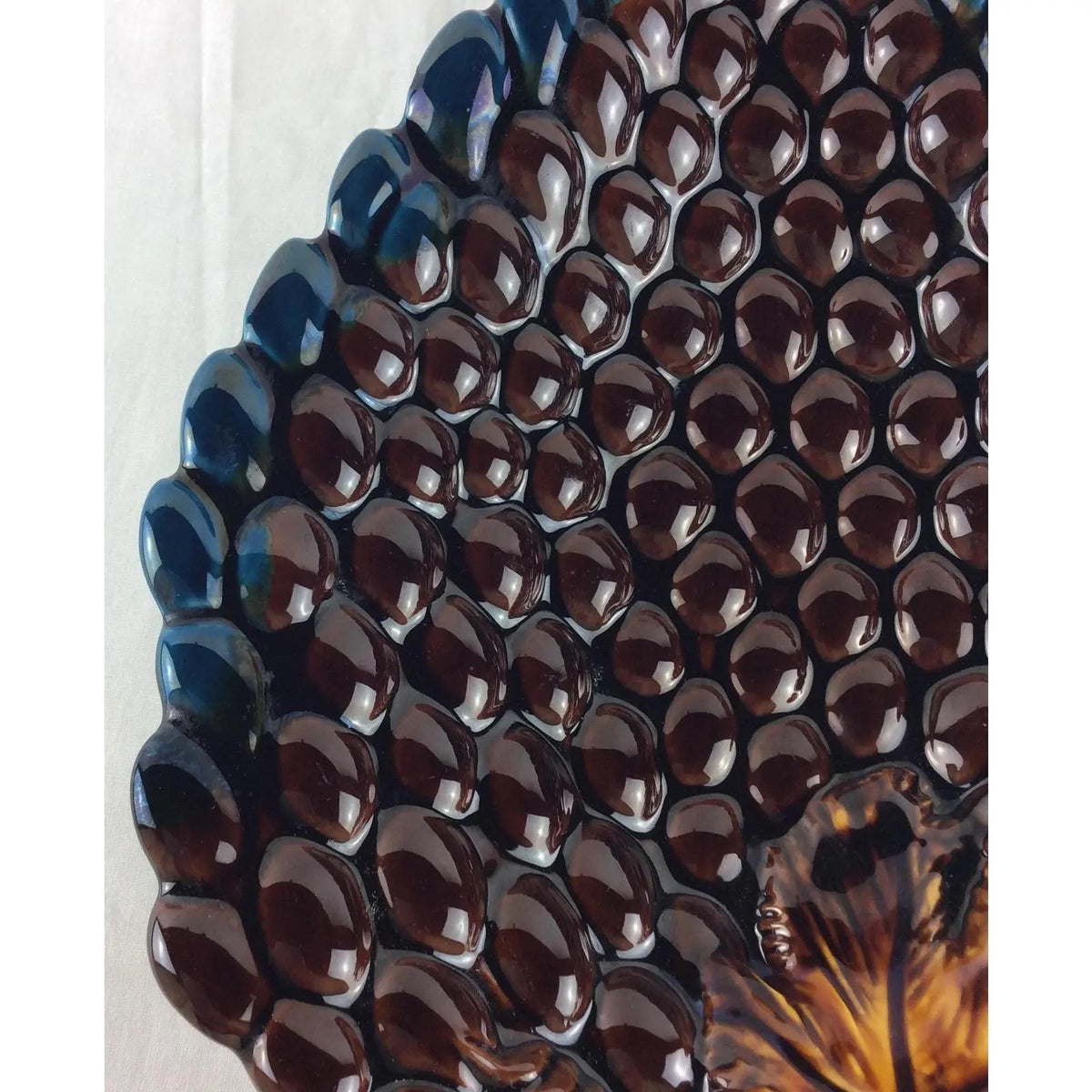 Midcentury Vallauris Majolica Ceramic Platter — detail 7