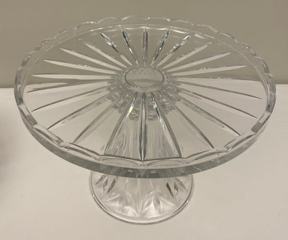 Cut Crystal Cake Patisserie Stand with Cover — detail 5