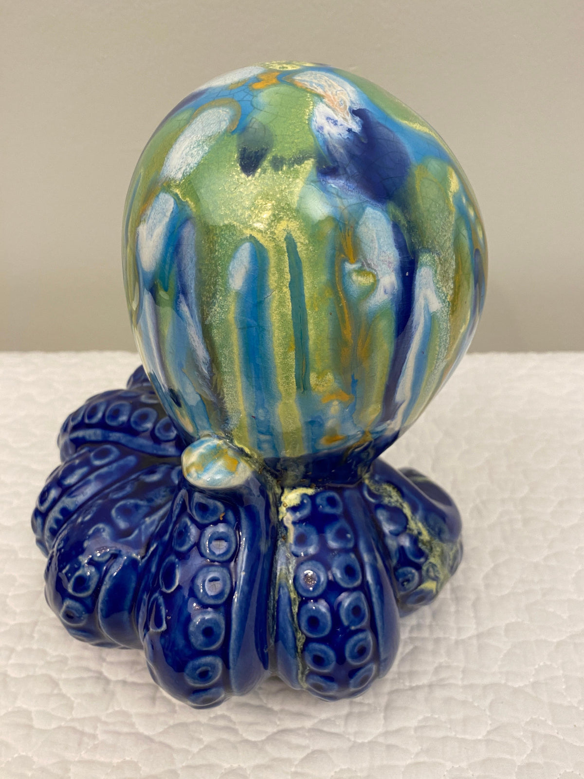 Vintage Ceramic Sculpted Octopus — detail 5