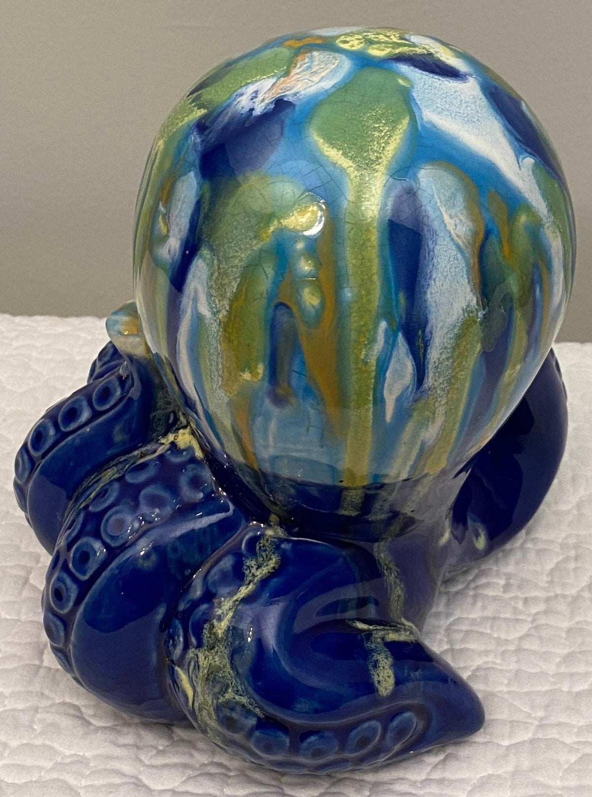 Vintage Ceramic Sculpted Octopus — detail 2
