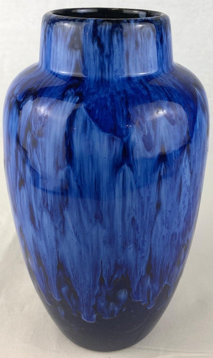 French Midcentury Cobalt Blue Ceramic Vase, Manner of Edmond Lachenal — detail 7
