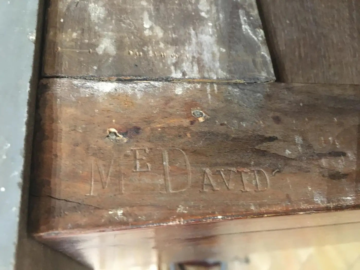 19th Century French Louis XVI Style Commode, Chest of Drawers or Dresser, Signed — detail 2