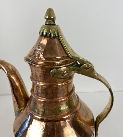 Antique French Copper Watering Can — detail 3