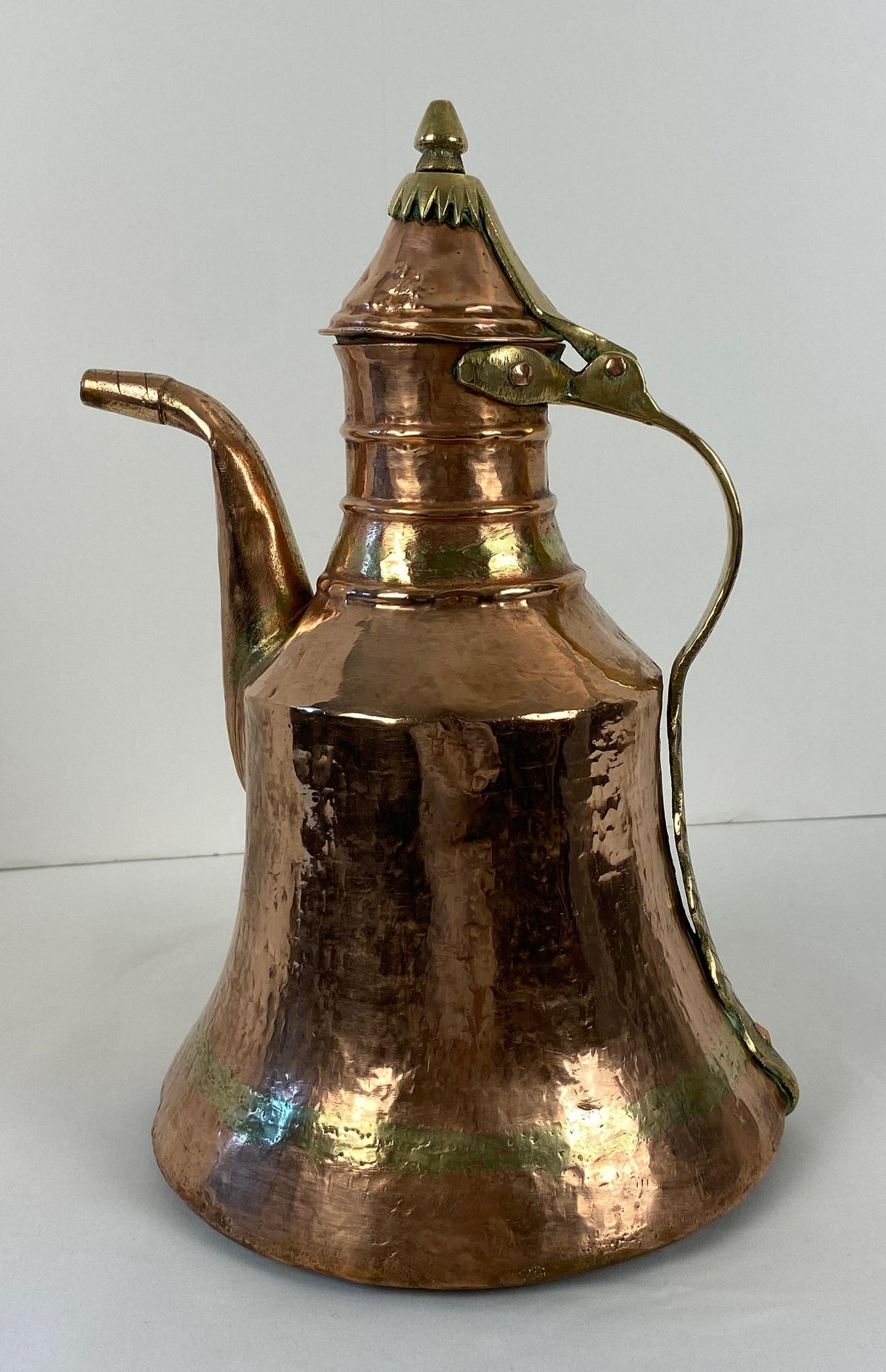 Antique French Copper Watering Can — detail 5