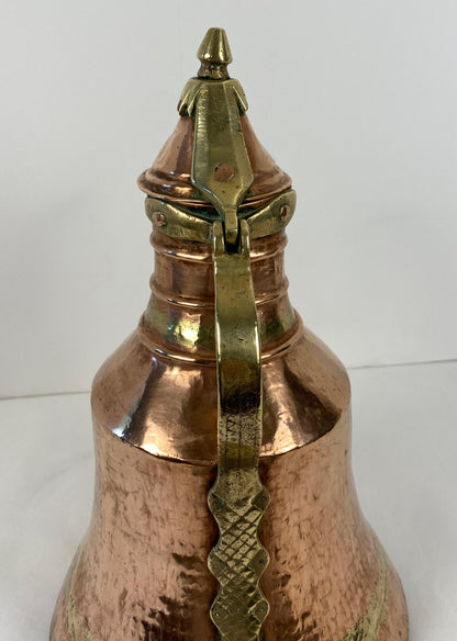 Antique French Copper Watering Can — detail 7