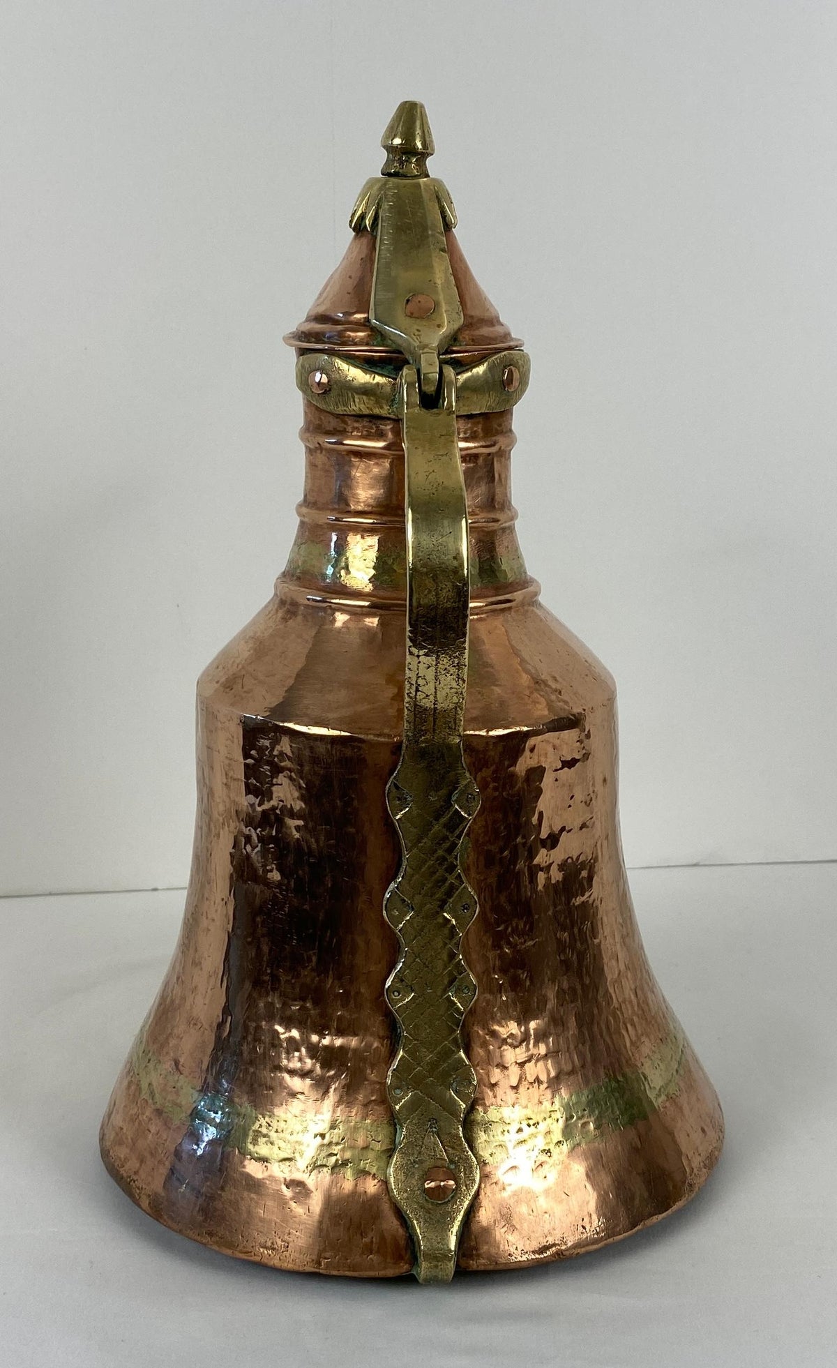 Antique French Copper Watering Can — detail 8