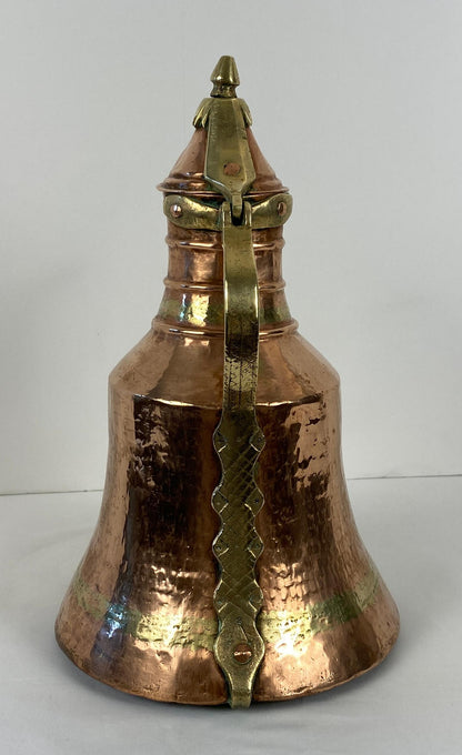 Antique French Copper Watering Can — detail 8