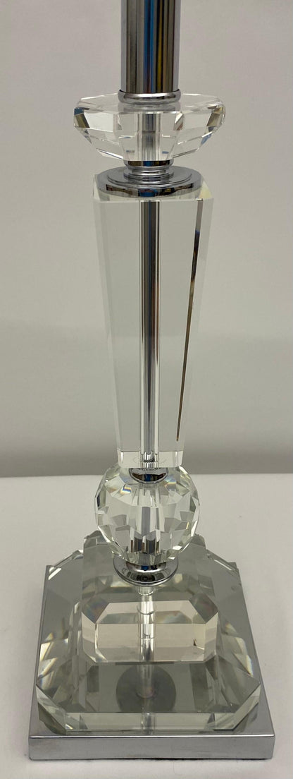 Modern Clear Crystal Table Lamp — detail 5
