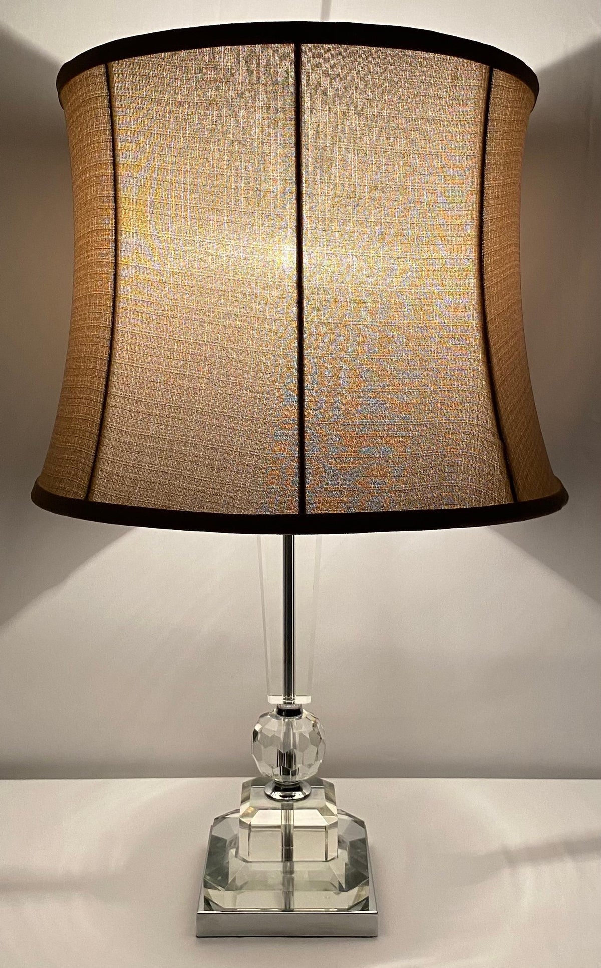 Modern Clear Crystal Table Lamp