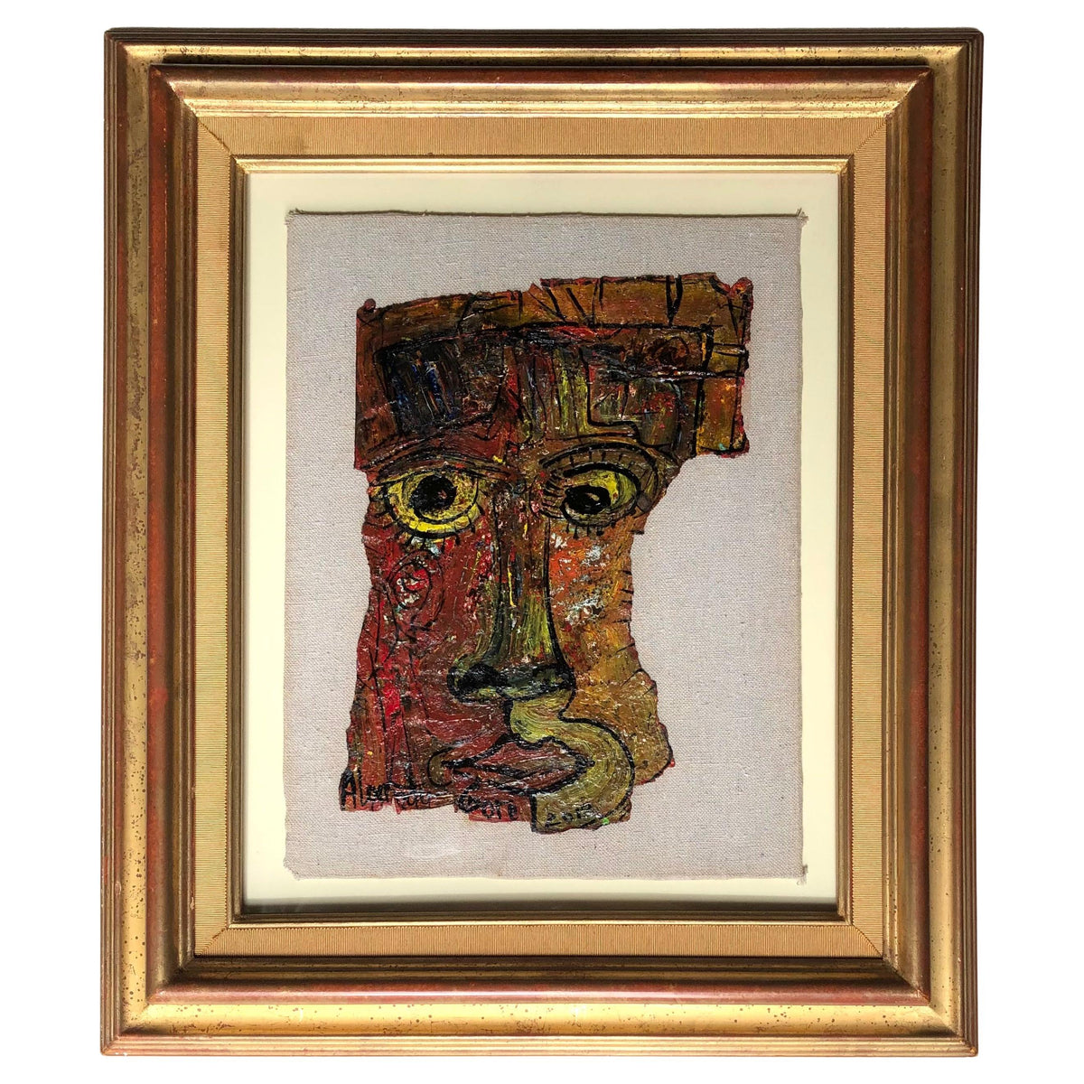 Original Oil on Paper Painting by Alexander Gore, Dated 2012 and Certified