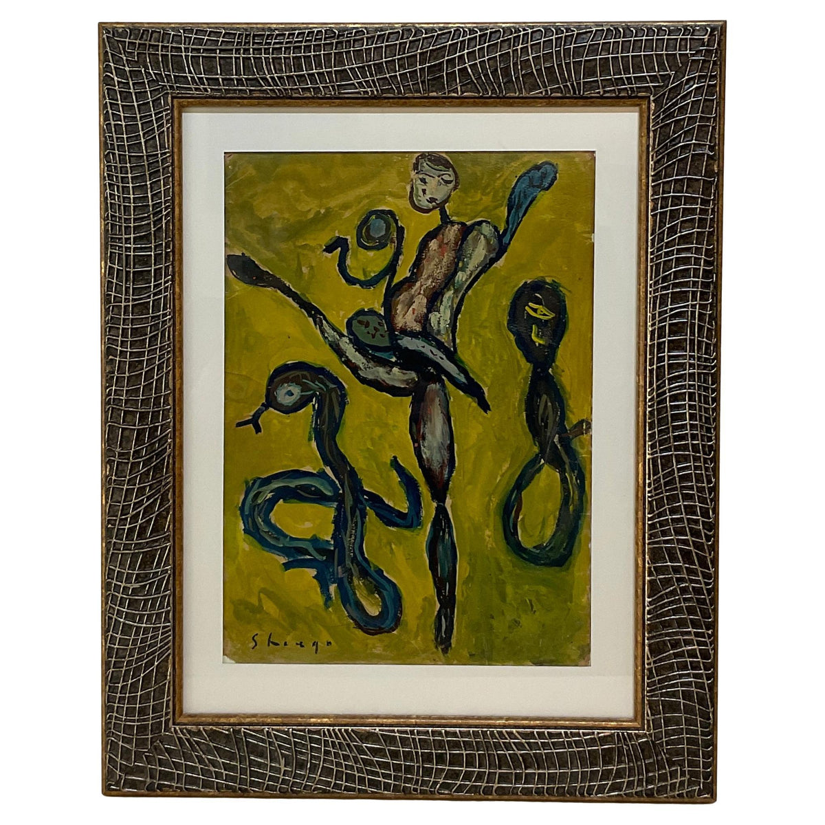 Contemporary Painting Signed Shiago