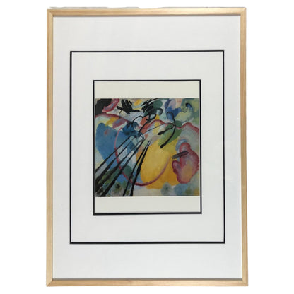 Wassily Kandinsky Abstract Silk Screen Print Titled Improvisation 26