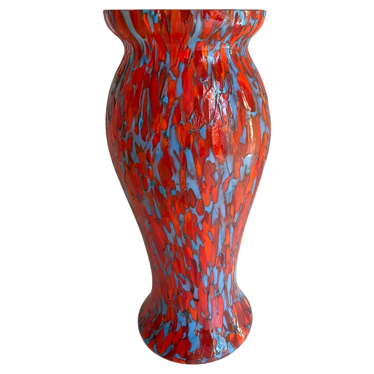 Art Deco Multi-colored Art Glass Vase