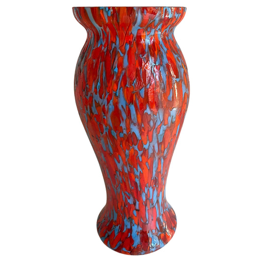 Art Deco Multi-colored Art Glass Vase